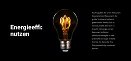 Energiesparlampen - Beste Website-Vorlage