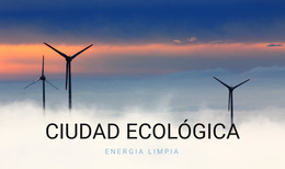 Ciudad Ecológica: Plantilla De Sitio Web Sencilla