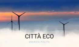 Città Eco Modello CSS Semplice