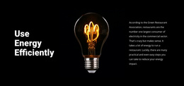 Energy-Saving Lamps - Joomla Template Free Responsive