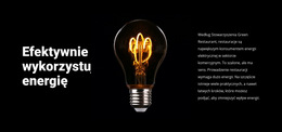Lampy Energooszczędne - Prosty Szablon Strony Internetowej