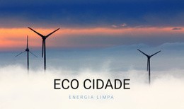 Eco Cidade - Maquete De Site Moderno