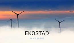 Ekostad - Enkel Webbplatsmall