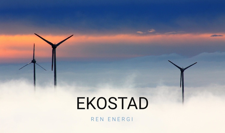 Ekostad WordPress -tema