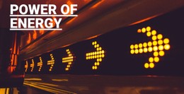 Website Design For Power Of Energy