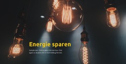 Energie Sparen - HTML Designer