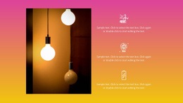 Mehrzweck-Landingpage Für Energiedienstleistungen