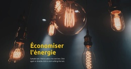 Économiser L'Énergie - Conception De Sites Web Gratuite