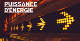 Puissance D'Énergie - Modèle De Maquette De Site Web