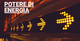 Progettazione Del Sito Web Per Potere Di Energia