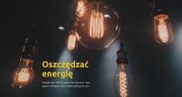 Oszczędzać Energię - Kreatywna, Uniwersalna Strona Docelowa