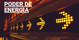 O Melhor Design De Site Para Poder De Energia