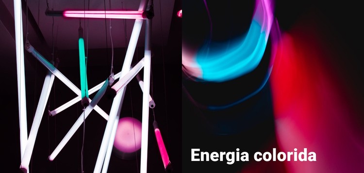 Energia colorida Template CSS