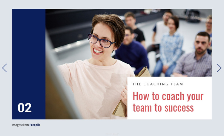 Coaching is Powerful Process Homepage Design