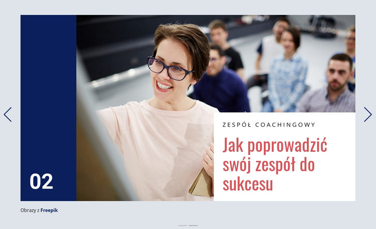 Coaching to potężny proces Motyw WordPress