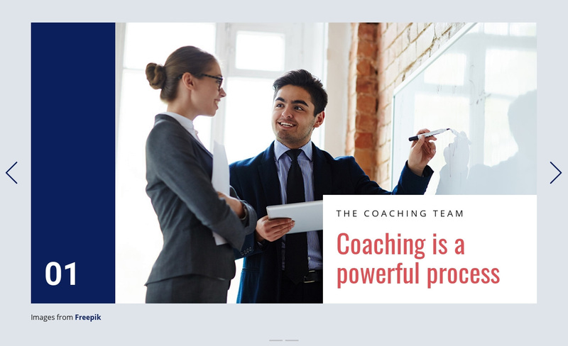 Coaching is Powerful Process Web Page Design