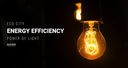 HTML Page For Energy Efficiency