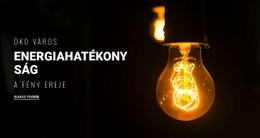 Energiahatékonyság – Ingyenes Webhelysablon