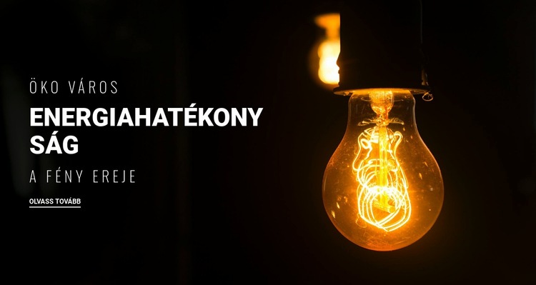 Energiahatékonyság WordPress Téma