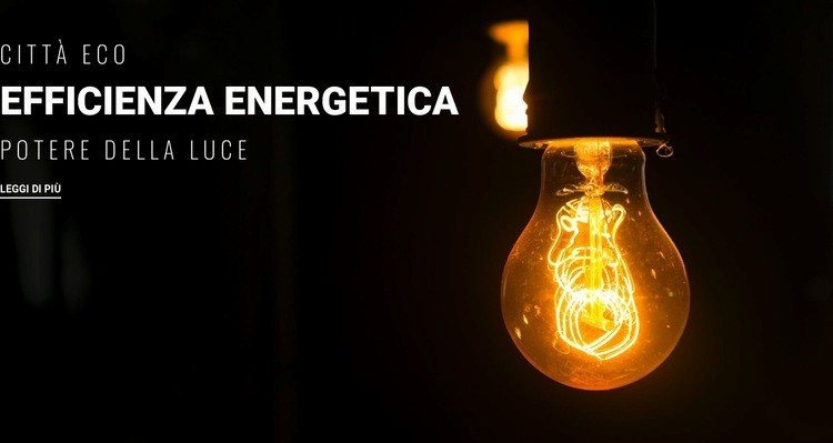 Efficienza energetica Modelli di Website Builder