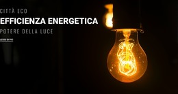 Pagina HTML Per Efficienza Energetica