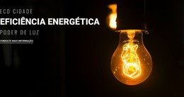 Eficiência Energética - Modelos De Construtor De Páginas Gratuitos