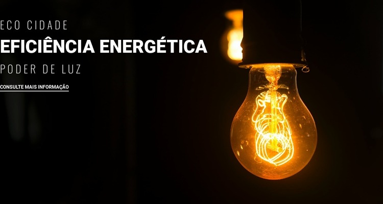 Eficiência energética Template Joomla
