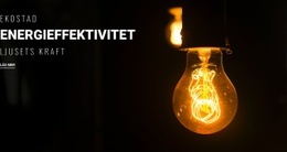 Energieffektivitet - Gratis Webbplatsmall