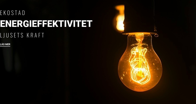 Energieffektivitet WordPress -tema