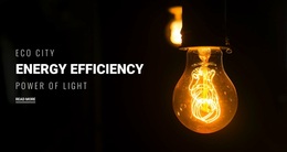 Energy Efficiency - Free Website Template