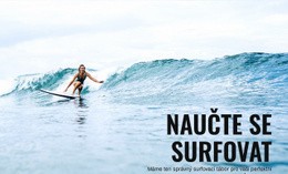 Bezplatná Šablona Návrhu Pro Naučte Se Surfovat V Austrálii