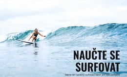 Naučte Se Surfovat V Austrálii – Šablona Jedné Stránky