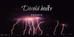 Energie Divoké Bouře