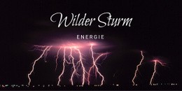 Wilde Sturmenergie Im Besitz Von Thema