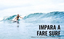 Impara A Fare Surf In Australia - Modello Creativo Multiuso Di Una Pagina