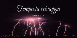 Energia Selvaggia Della Tempesta - Ispirazione Per Temi WordPress