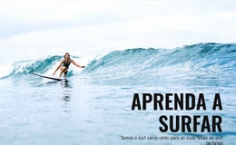 Modelo De Design Gratuito Para Aprenda A Surfar Na Austrália