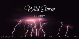 Wild Storm Energy Web Page Design