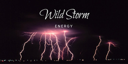 Wild Storm Energy - Free Website Template