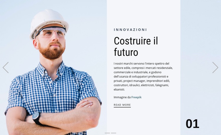 Costruzione personalizzata Mockup del sito web