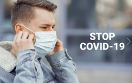 Stop Covid-19 - Website Design