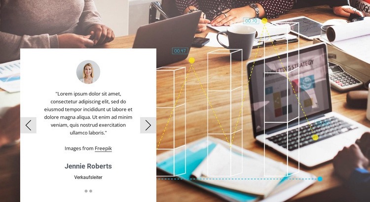 Slider-Testimonials Website design