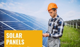 Wind and Solar Energy - Html Code Example by Nicepage