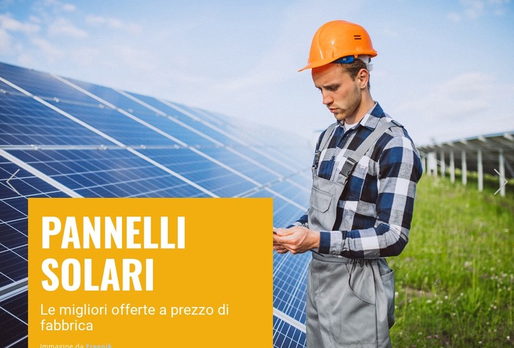 Energia eolica e solare Modello CSS