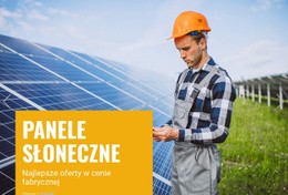 Energia Wiatrowa I Słoneczna Szablony HTML5 Responsywne Za Darmo