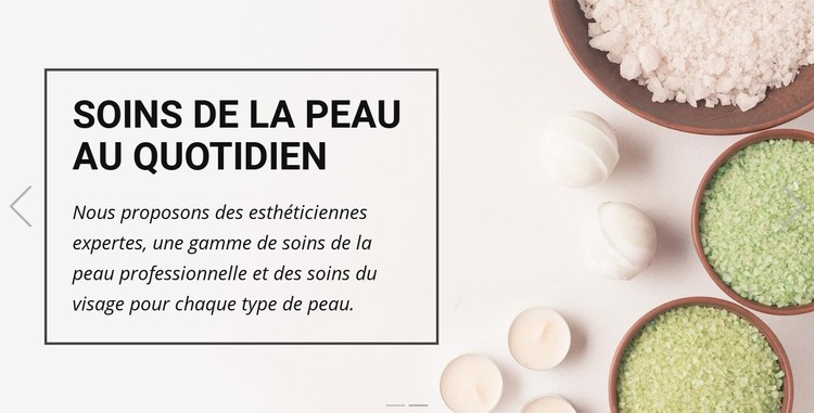 Spa et massage Modèle CSS