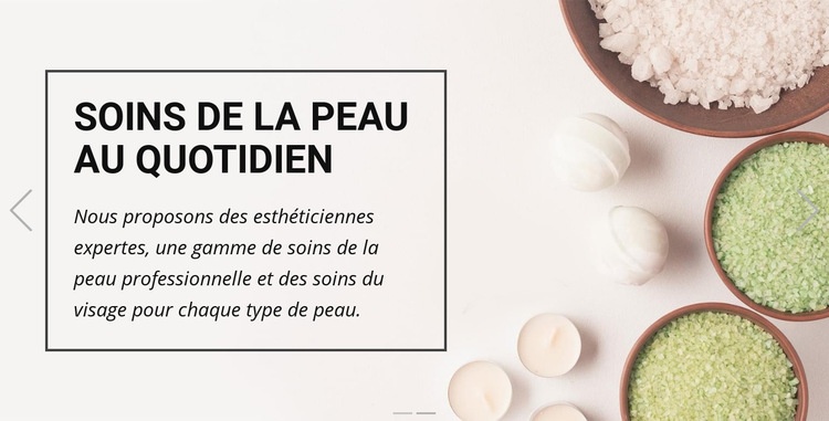 Spa et massage Modèle HTML5