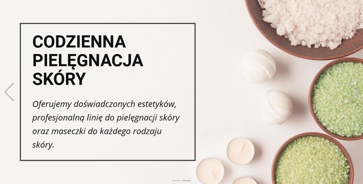 Spa i masaż Kreator witryn internetowych HTML