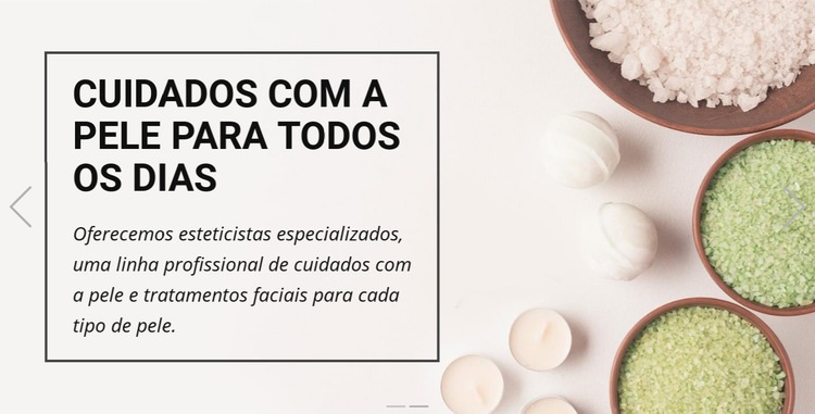 Spa e Massagem Construtor de sites HTML