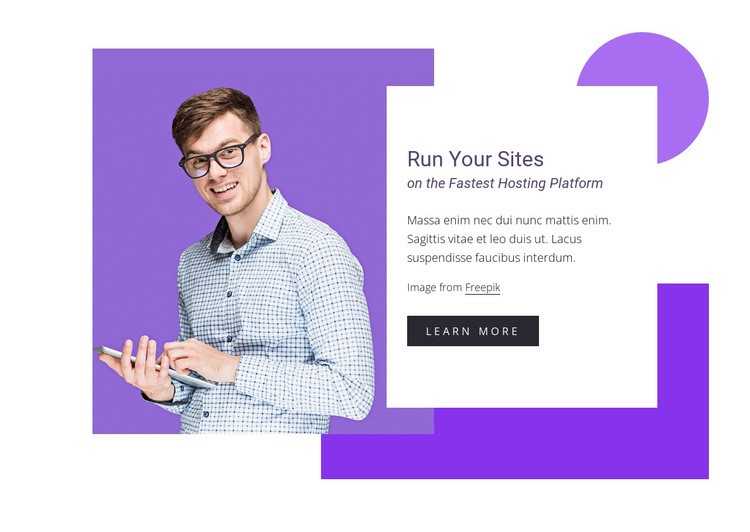 Fast, scalable, secure Squarespace Template Alternative